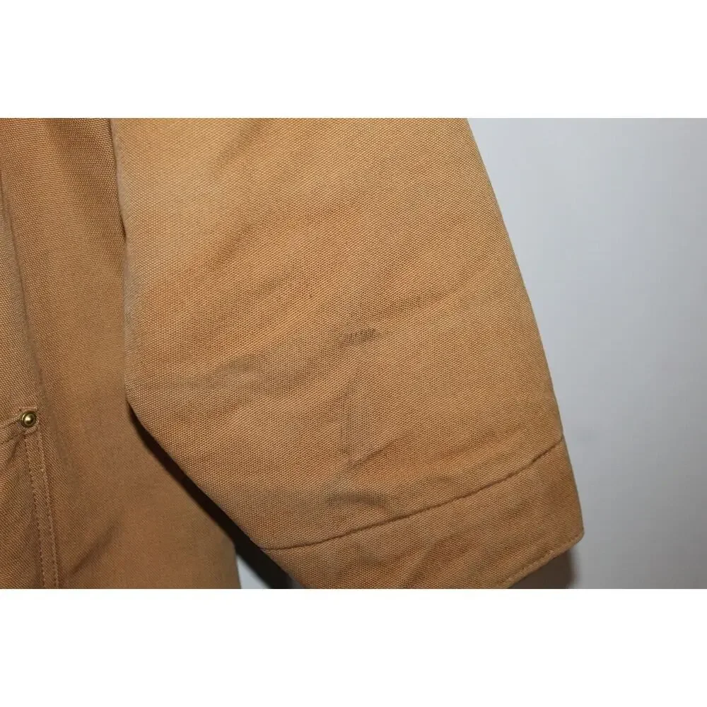 Carhartt Duck Chore Coat Blanket Lined Jacket Work Barn Men's Read Size H14677 - Picture 5 of 12